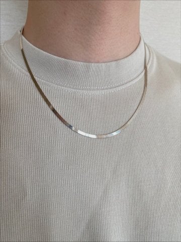925 Gümüş | Unisex İstediğini Yazdır İtalyan Zincir Kolye