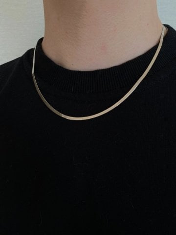 925 Gümüş | Unisex İstediğini Yazdır İtalyan Zincir Kolye