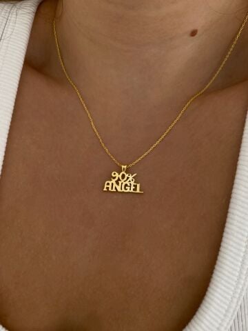 925 Gümüş | PHEAR Özel Tasarım 90% Angel Kolye