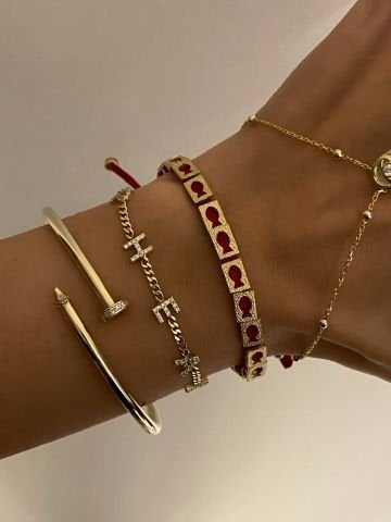 Bronz | El Yapımı Balık Figürlü Bileklik