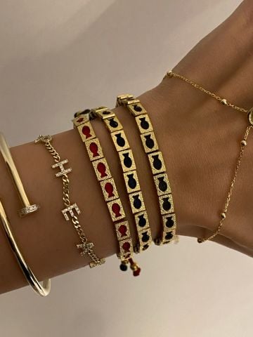 Bronz | El Yapımı Balık Figürlü Bileklik