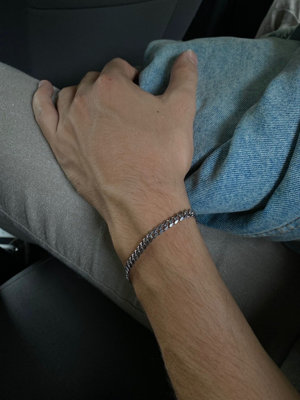 925 Gümüş | Unisex Kalın Gurmet Zincir Bileklik