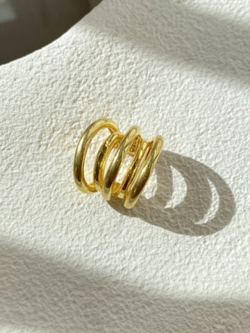 925 Gümüş | 5 Halkalı Ear Cuff