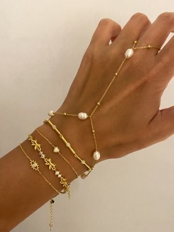 925 Gümüş | Minimal Opal Taşlı Kalpli Bileklik