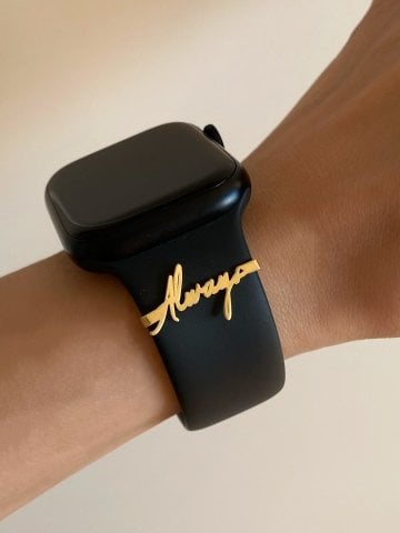 925 Gümüş | İstediğini Yazdır Apple Watch Aksesuarı
