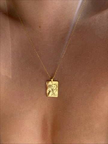 925 Gümüş | Unisex İstediğini Çizdir Kolye