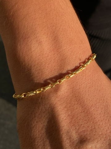 925 Gümüş | Unisex Love Knot Zincir Bileklik