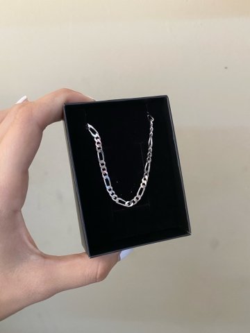 925 Gümüş | Unisex 5 mm Kalın Boyfriend Zincir