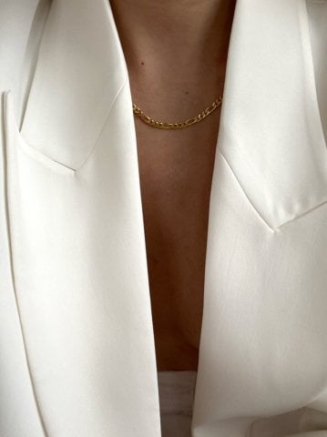 925 Gümüş | Unisex 5 mm Kalın Boyfriend Zincir