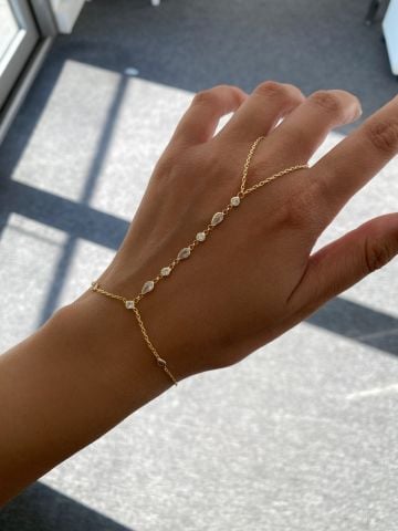 925 Gümüş | Beyaz Taşlı Şahmeran Silver